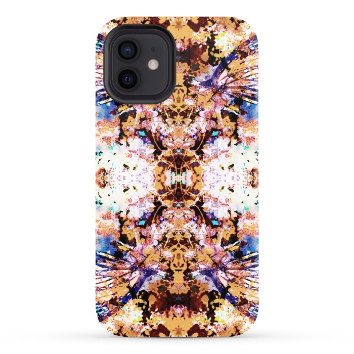 iPhone 12 StrongFit Painted butterfly wings and flower petals by Oana 