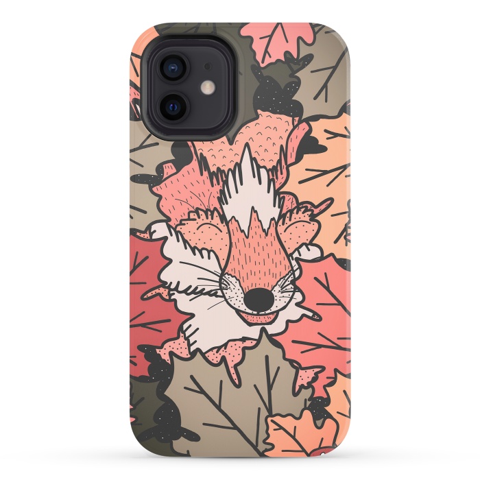 iPhone 12 StrongFit The hidden fox by Steve Wade (Swade)