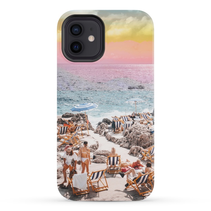 iPhone 12 mini StrongFit Beach Day II by Uma Prabhakar Gokhale