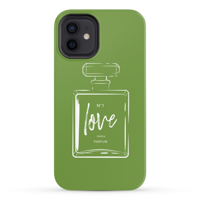 iPhone 12 StrongFit Green Love by Martina