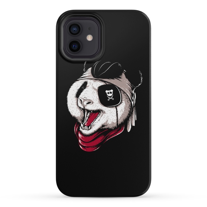 iPhone 12 mini StrongFit Panda Pirate by Afif Quilimo
