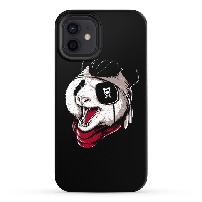 iPhone 12 StrongFit Panda Pirate by Afif Quilimo