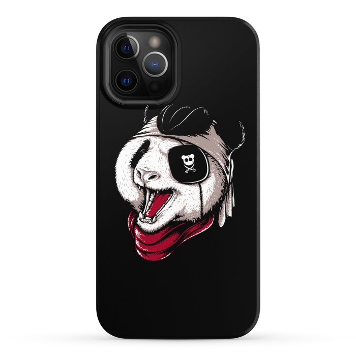 iPhone 12 Pro StrongFit Panda Pirate by Afif Quilimo