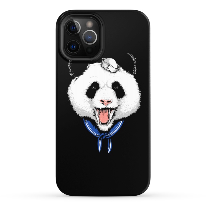 iPhone 12 Pro StrongFit Panda Sailor by Afif Quilimo