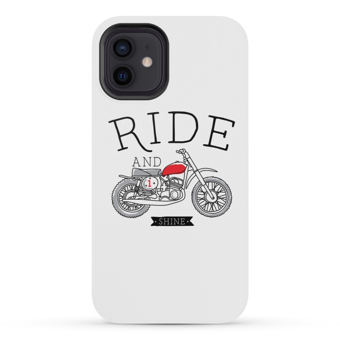 iPhone 12 mini StrongFit Ride and Shine by Afif Quilimo