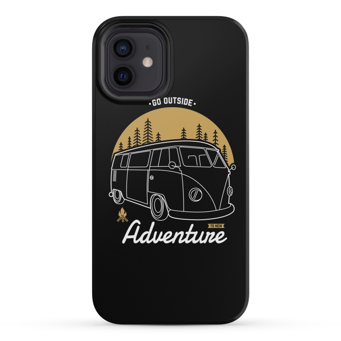 iPhone 12 mini StrongFit Go Outside to New Adventure by Afif Quilimo