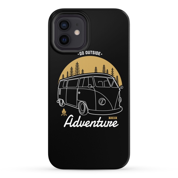 iPhone 12 StrongFit Go Outside to New Adventure by Afif Quilimo