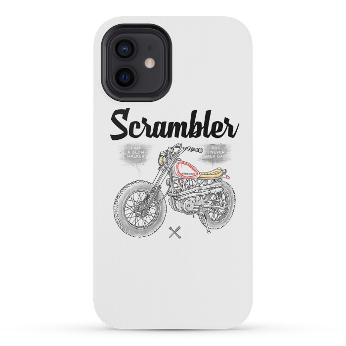 iPhone 12 mini StrongFit Scrambler by Afif Quilimo