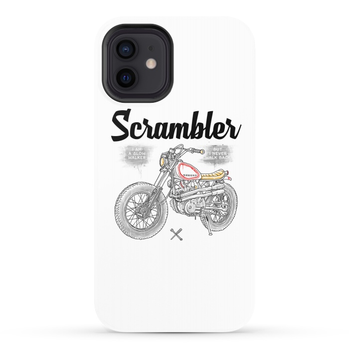 iPhone 12 StrongFit Scrambler by Afif Quilimo
