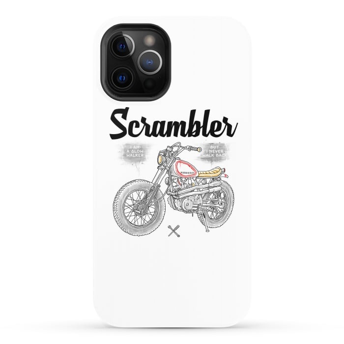 iPhone 12 Pro StrongFit Scrambler by Afif Quilimo