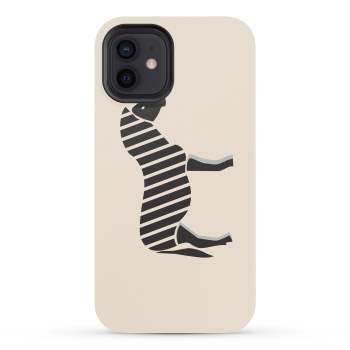 iPhone 12 mini StrongFit Zebra Cross by Creativeaxle