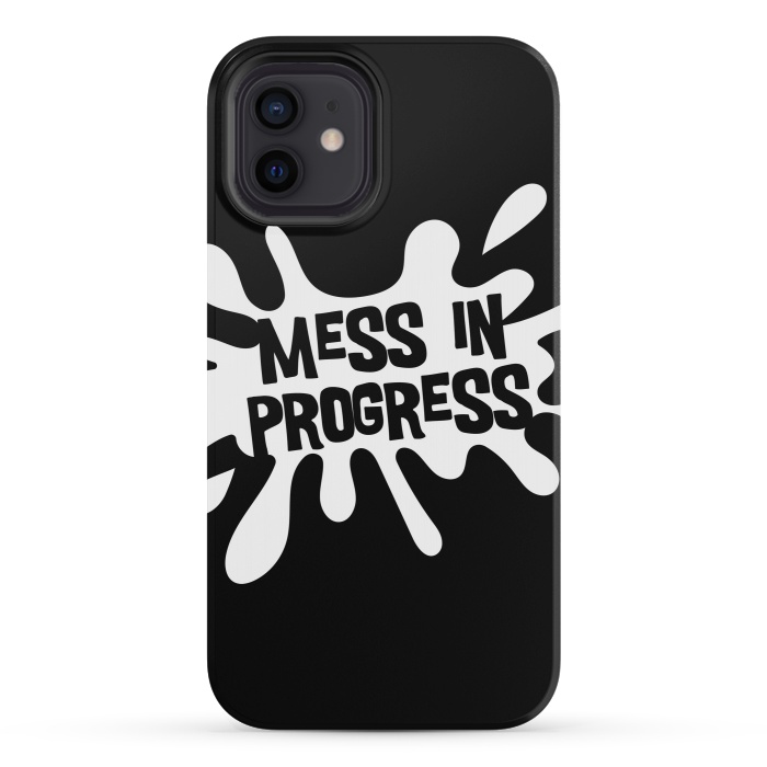 iPhone 12 mini StrongFit Mess in Progress II by Majoih