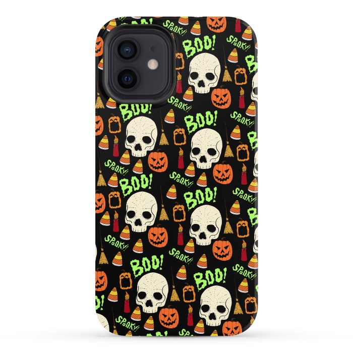 iPhone 12 StrongFit Halloween pattern by Steve Wade (Swade)