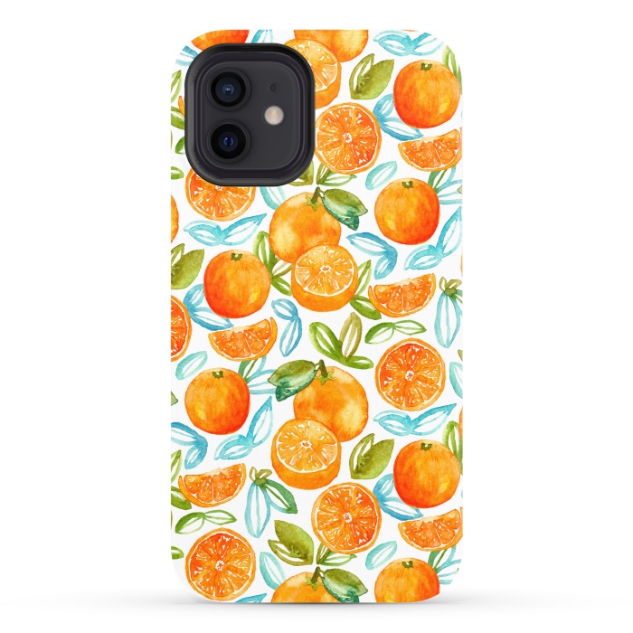 iPhone 12 StrongFit Oranges  by Tigatiga