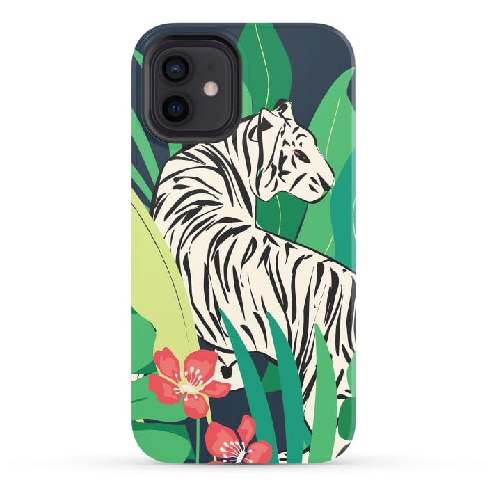 iPhone 12 StrongFit Tiger 013 by Jelena Obradovic