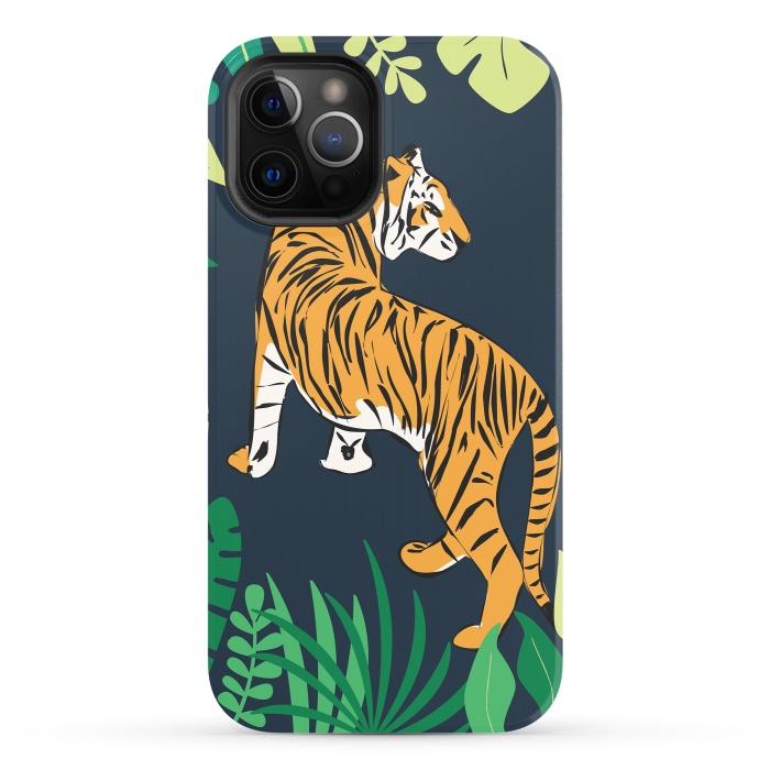 iPhone 12 Pro StrongFit Tiger 015 by Jelena Obradovic