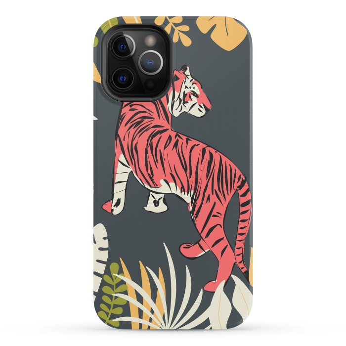 iPhone 12 Pro StrongFit Tiger 016 by Jelena Obradovic
