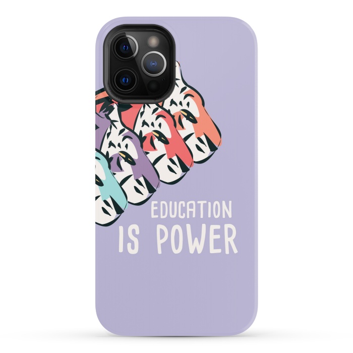 iPhone 12 Pro StrongFit Education is power, tigers by Jelena Obradovic