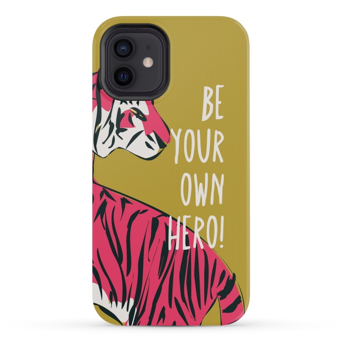 iPhone 12 mini StrongFit Be your own hero by Jelena Obradovic
