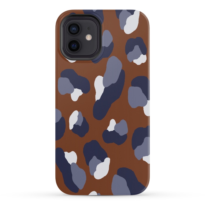 iPhone 12 mini StrongFit Modern Brown by Joanna Vog