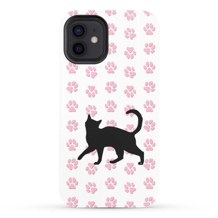 iPhone 12 StrongFit Kitty Cat by Martina
