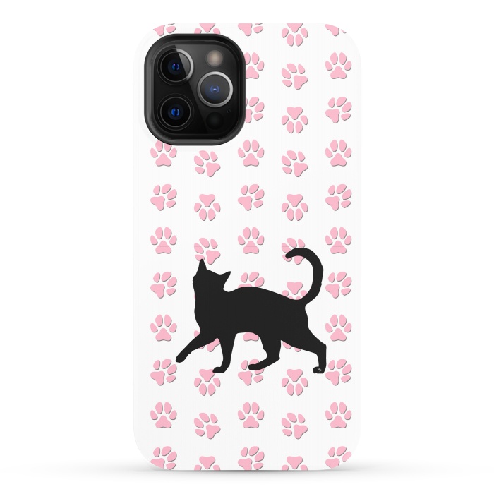 iPhone 12 Pro StrongFit Kitty Cat by Martina