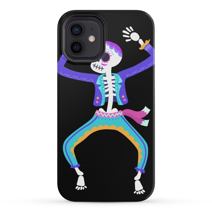 iPhone 12 mini StrongFit SKULL MAN DANCE by MALLIKA