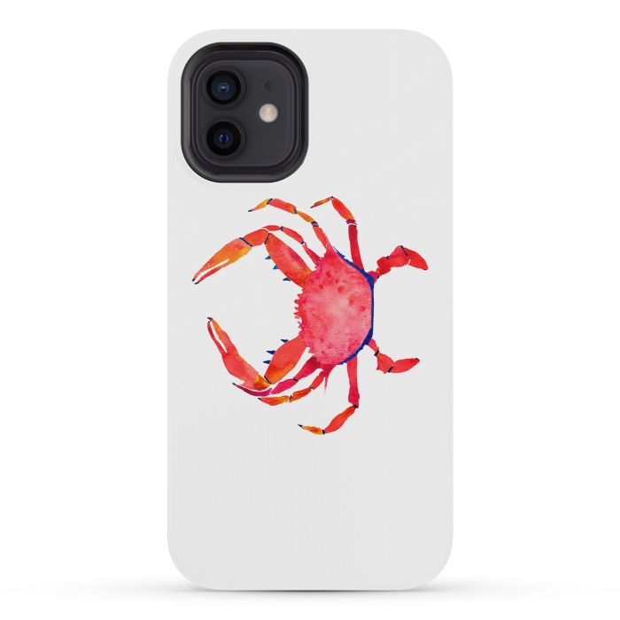 iPhone 12 mini StrongFit Red Crab by Amaya Brydon