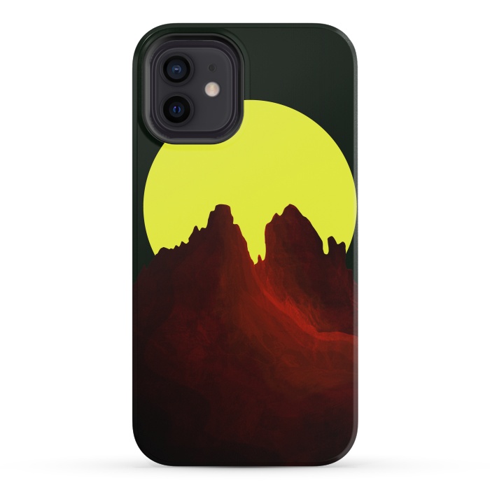 iPhone 12 mini StrongFit The great yellow moon by Steve Wade (Swade)
