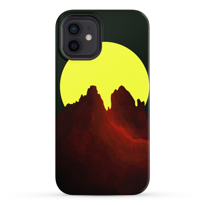 iPhone 12 StrongFit The great yellow moon by Steve Wade (Swade)