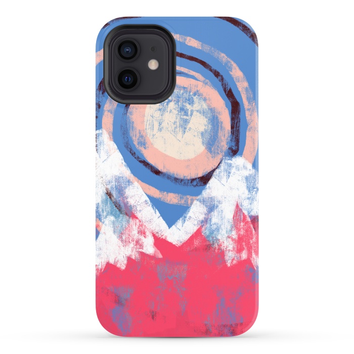iPhone 12 StrongFit The swirling moon by Steve Wade (Swade)