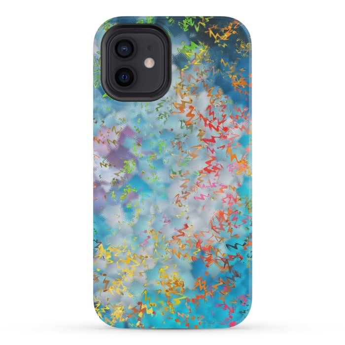 iPhone 12 mini StrongFit Abstract thunderstorm  by Winston