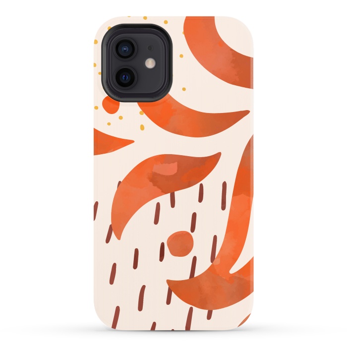 iPhone 12 StrongFit Great Orange by Creativeaxle
