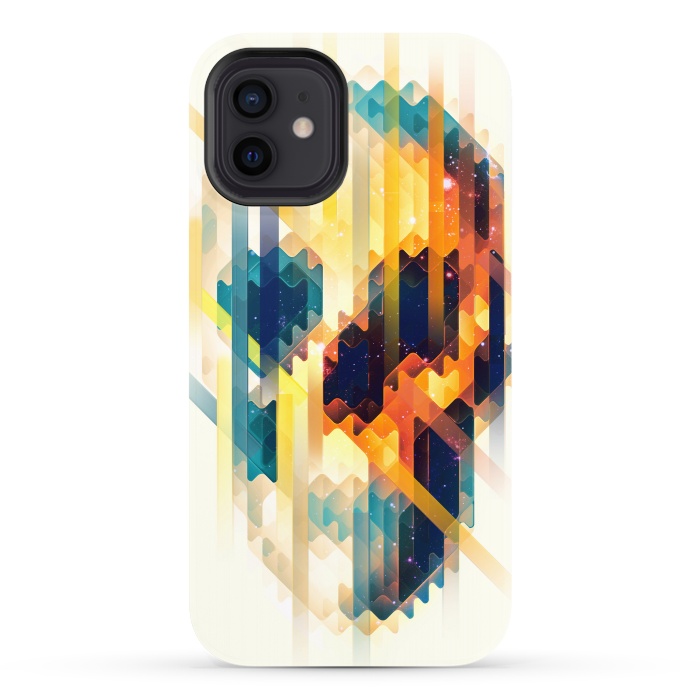 iPhone 12 StrongFit Skull Lava by Ali Gulec