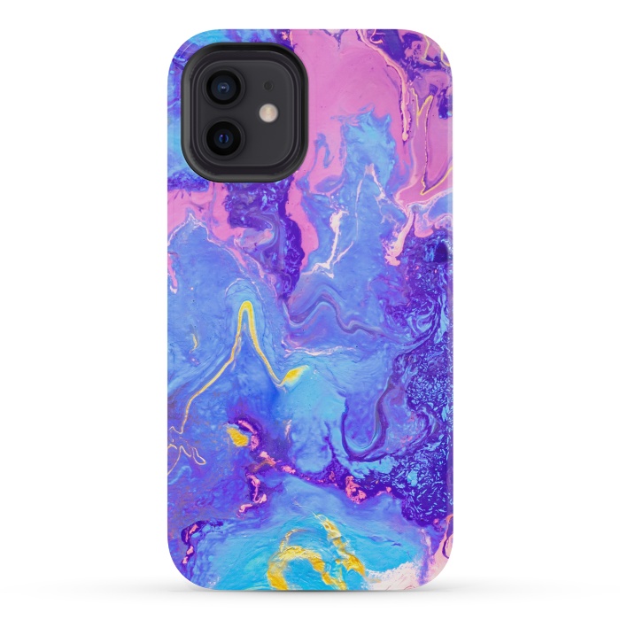 iPhone 12 mini StrongFit Colorful Modern Art by ArtsCase