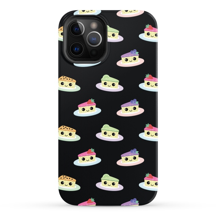 iPhone 12 Pro StrongFit Cheesecake pattern by Laura Nagel