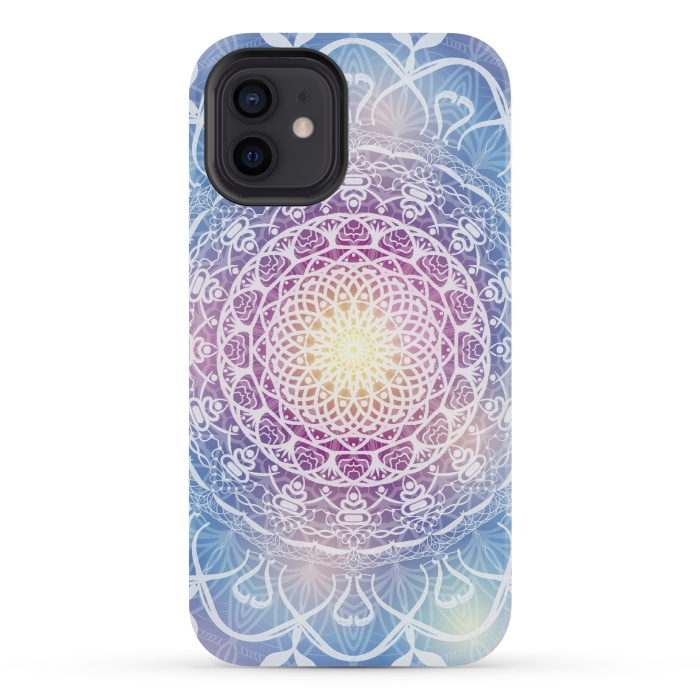 iPhone 12 mini StrongFit Abstract Mandala Design by ArtsCase