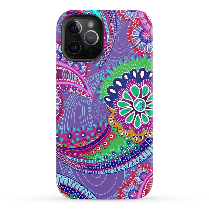 iPhone 12 Pro StrongFit Paisley Modern Design by ArtsCase