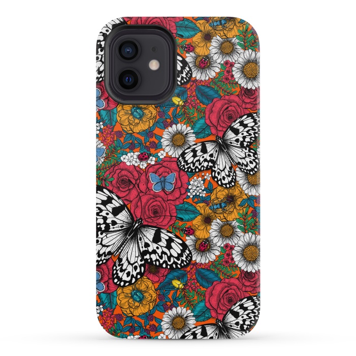 iPhone 12 mini StrongFit A colorful garden by Katerina Kirilova