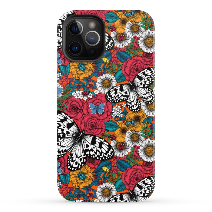 iPhone 12 Pro StrongFit A colorful garden by Katerina Kirilova