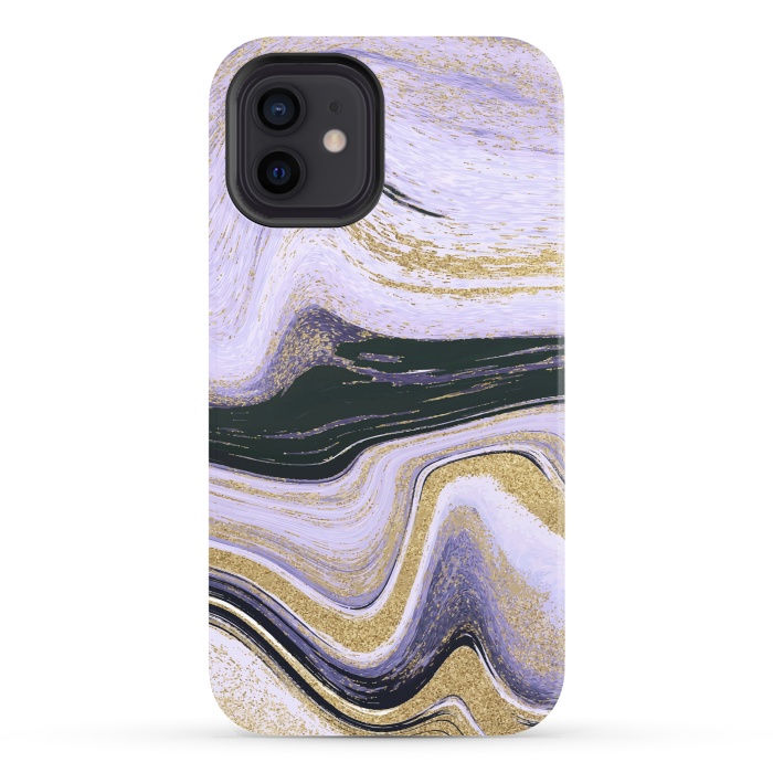 iPhone 12 StrongFit Ink Painting Abstract Pattern by ArtsCase