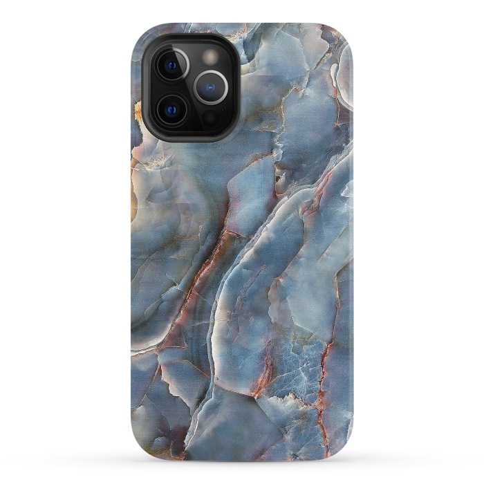 iPhone 12 Pro StrongFit Marble Design VIII by ArtsCase