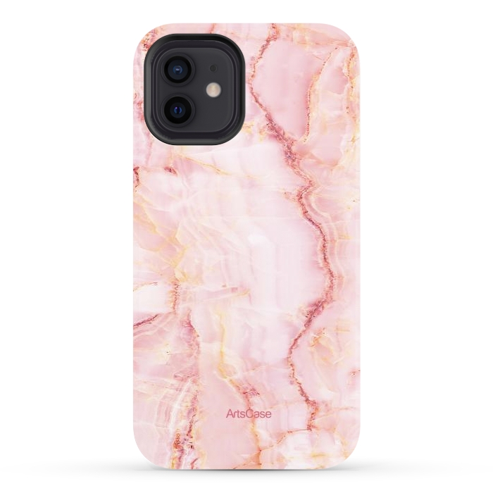 iPhone 12 StrongFit Pink Salt Flats by ArtsCase