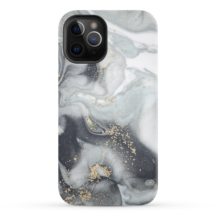 iPhone 12 Pro StrongFit Style Incorporates the Swirls of Marble by ArtsCase