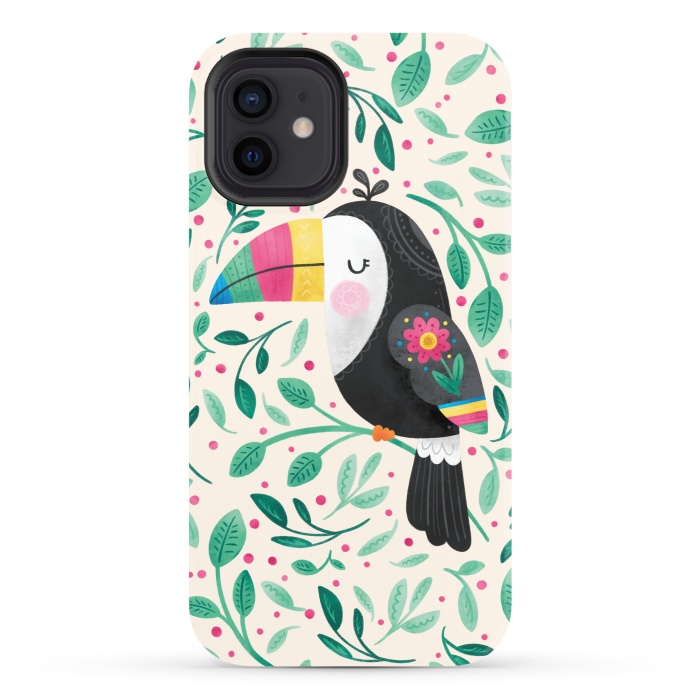 iPhone 12 StrongFit Cheeky Toucan by Noonday Design