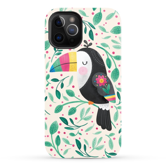 iPhone 12 Pro StrongFit Cheeky Toucan by Noonday Design