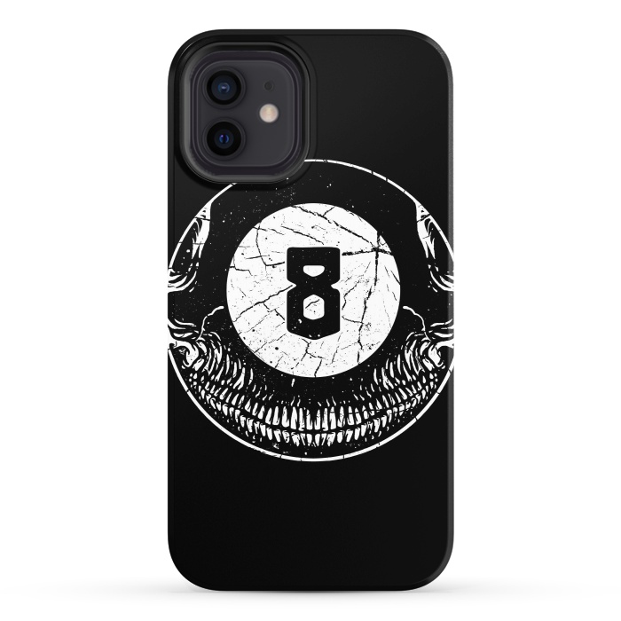 iPhone 12 StrongFit 8Ball Skull by Afif Quilimo