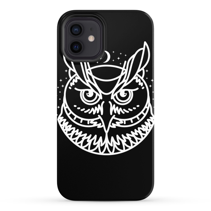 iPhone 12 StrongFit Owl by Afif Quilimo