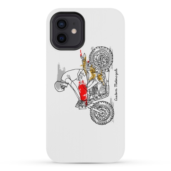 iPhone 12 mini StrongFit Custom Motorcycle by Afif Quilimo
