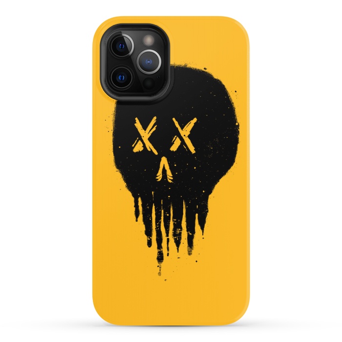 iPhone 12 Pro StrongFit Trickle Skull by Afif Quilimo